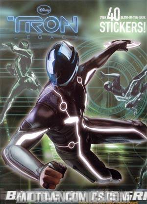 Tron Legacy Battle On The Grid Glow-In-The-Dark Sticker Book TP