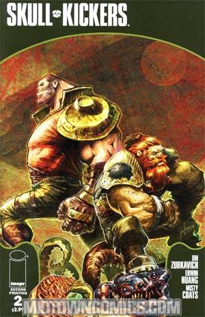 Skullkickers #2 Cover B 2nd Ptg Variant Cover