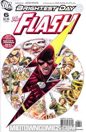 Flash Vol 3 #6 Cover A Regular Francis Manapul Cover (Brightest Day Tie-In)