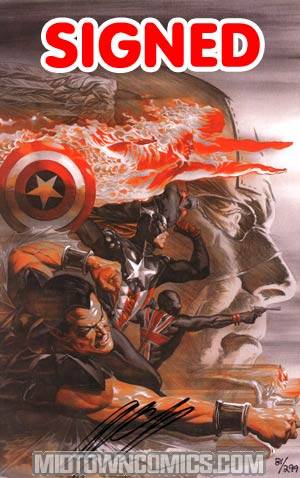 Invaders Now #2 DF Exclusive Alex Ross Variant Cover Signed By Alex Ross