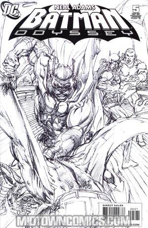 Batman Odyssey Vol 1 #5 Cover B Incentive Neal Adams Sketch Cover