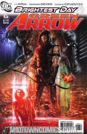 Green Arrow Vol 5 #6 Regular Mauro Cascioli Cover (Brightest Day Tie-In)