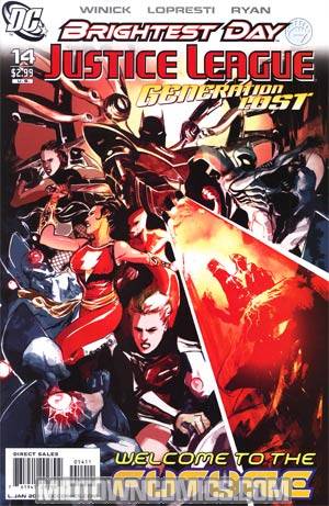 Justice League Generation Lost #14 Cover A Regular Dustin Nguyen Cover (Brightest Day Tie-In)