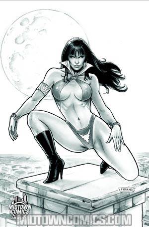 Vampirella Vol 4 #1 Midtown Exclusive Fabiano Neves Sketch Cover