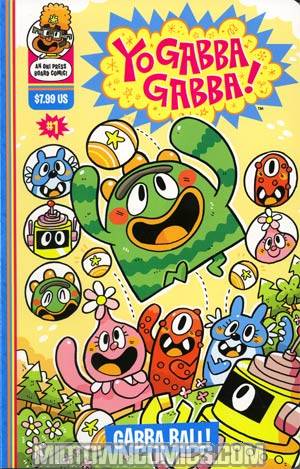 Yo Gabba Gabba Board Comic Gabba Ball