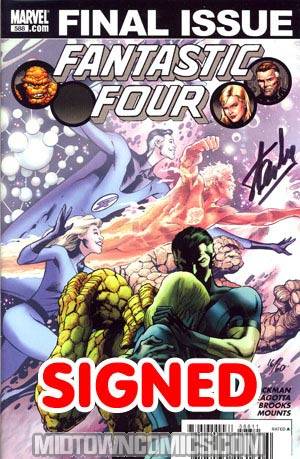 Fantastic Four Vol 3 #588 Cover D DF Signed By Stan Lee