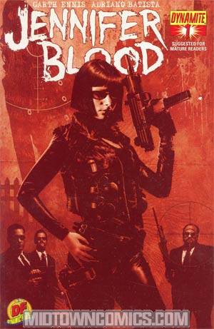 Garth Ennis Jennifer Blood #1 DF Exclusive Tim Bradstreet Red Cover