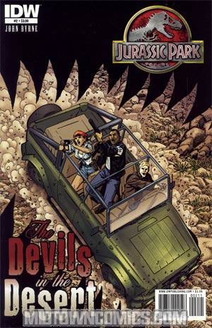 Jurassic Park The Devils In The Desert #2 Regular John Byrne Cover