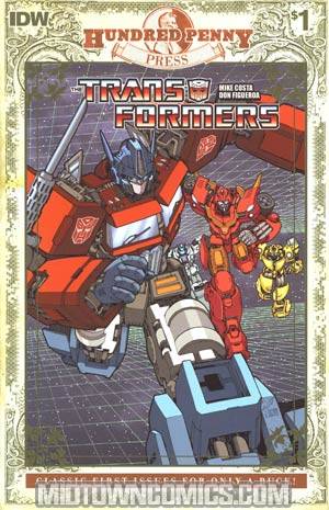 Transformers Vol 2 #1 Cover I Hundred Penny Press Edition