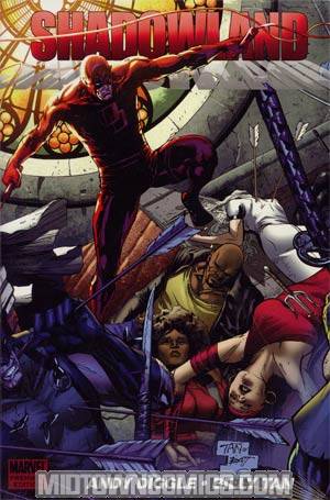 Shadowland HC Direct Market Billy Tan Variant Cover