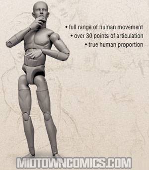 Art S. Buck 12-Inch Artists Model Caucasian Male Figure