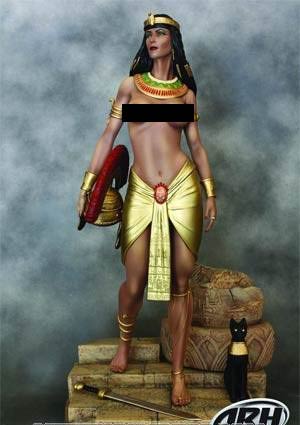 Cleopatra Queen Of Egypt 1/4 Scale Statue Topless Version