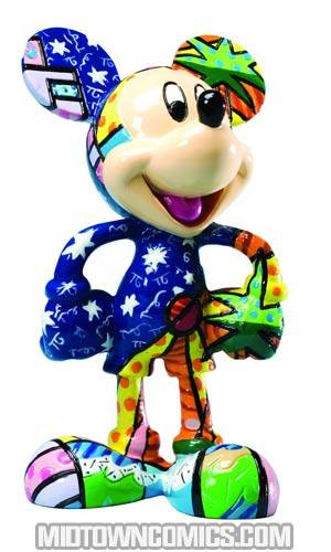 Disney By Romero Britto Mickey Mouse Summer Figurine