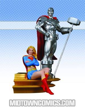 Superman Family Multi-Part Statue Part 2 Supergirl And Steel