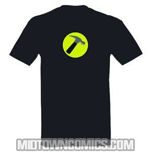 Dr Horrible Captain Hammer Logo Grey T-Shirt Large