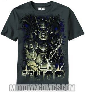 Thor Ground N Pound Charcoal T-Shirt Large