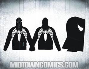 Spider-Man Black Costume Hoodie Large