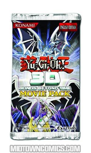 Yu-Gi-Oh 3D Bonds Beyond Time Movie Pack Display