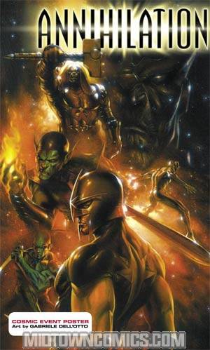 Annihilation Cosmic Event Poster By Gabriele Dell Otto