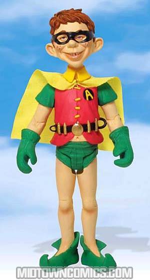 Alfred E. Neuman As Robin Action Figure