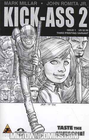 Kick-Ass 2 #1 Cover C 3rd Ptg John Romita Jr Variant Cover