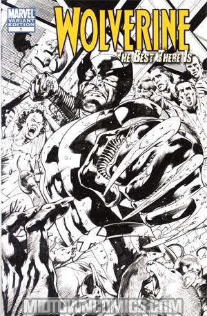 Wolverine The Best There Is #1 Cover B Incentive Bryan Hitch Sketch Cover