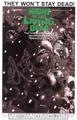 Night Of The Living Dead Holiday Special #1 Incentive Classic Black & White Edition