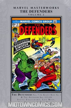 Marvel Masterworks Defenders Vol 2 HC Regular Dust Jacket