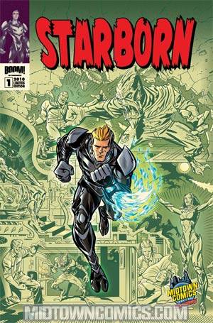 Stan Lees Starborn #1  Midtown Exclusive Paul Rivoche Homage Variant Cover
