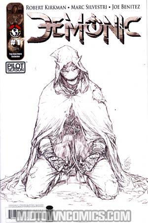 Demonic Pilot Season #1 Top Cow Store Exclusive Sketch Cover