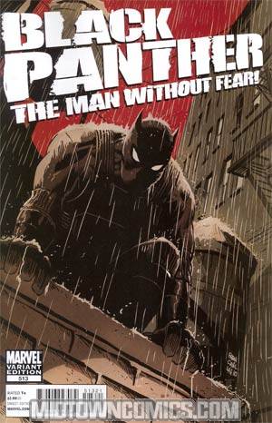 Black Panther The Man Without Fear #513 Cover B Incentive Francesco Francavilla Variant Cover (Shadowland Tie-In)