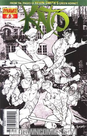 Kevin Smiths Kato #6 Cover C Incentive Ale Garza Black & White & Green Cover