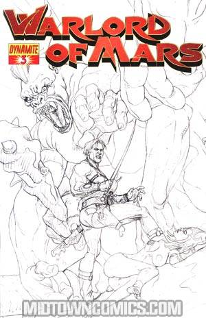 Warlord Of Mars #3 Incentive Joe Jusko Sketch Cover
