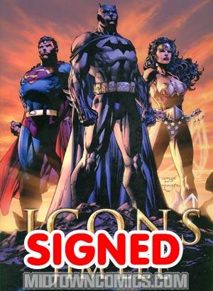 Icons The DC Comics And Wildstorm Art Of Jim Lee HC Signed By Jim Lee