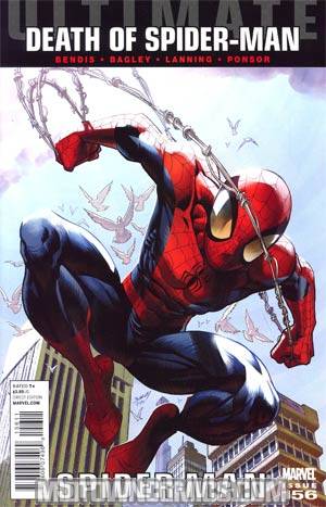 Ultimate Comics Spider-Man #156 Cover A 1st Ptg Regular Mark Bagley Cover (Death Of Spider-Man Part 1)