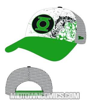 Green Lantern Trucker Boom Mesh Back Cap