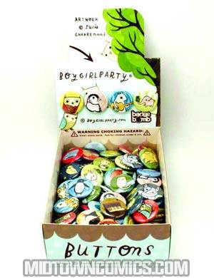 Boygirlparty 1-Inch Pin 200-Piece Display