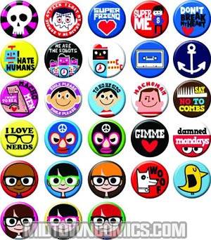 Narnjas Chinas 1-Inch Pin 200-Piece Display