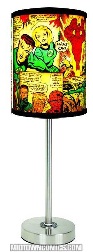 Marvel Comics Panels Fantastic Four Lamp-In-A-Box
