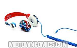 Marvel Comics Captain America Coloud Headphones