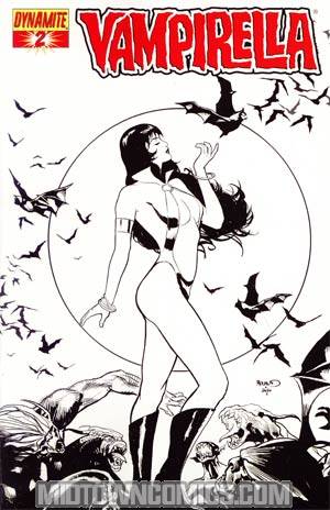 Vampirella Vol 4 #2 Incentive Paul Renaud Sketch Cover