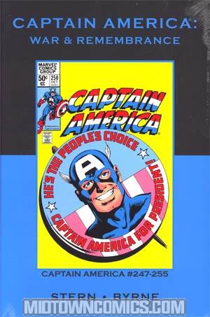 Captain America War & Remembrance HC Premiere Edition Direct Market Cover