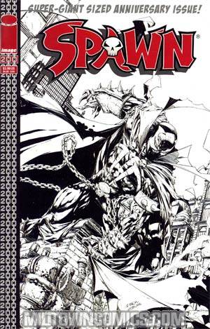 Spawn #200 Cover G Incentive David Finch Black & White Cover