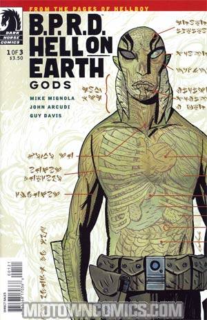 BPRD Hell On Earth Gods #1 Cover B Incentive Guy Davis Variant Cover