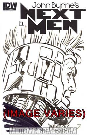John Byrnes Next Men Vol 2 #1 Incentive John Byrne Hand-Drawn Sketch Variant Cover