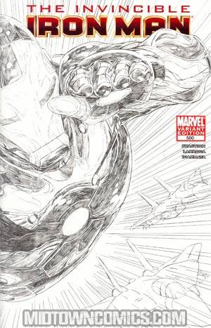 Invincible Iron Man #500 Cover F Incentive Joe Quesada Sketch Cover