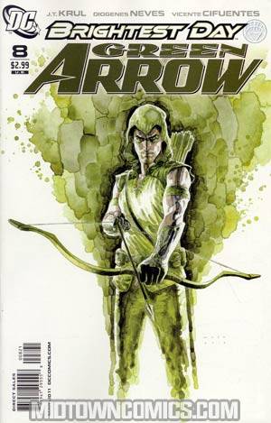 Green Arrow Vol 5 #8 Incentive David Mack Variant Cover (Brightest Day Tie-In)