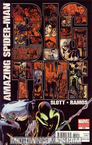 Amazing Spider-Man Vol 2 #650 Cover B 2nd Ptg Humberto Ramos Variant Cover (Spider-Man Big Time Tie-In)