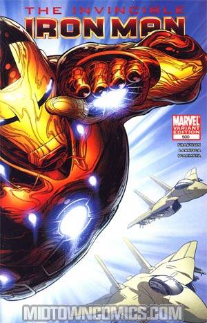 Invincible Iron Man #500 Cover E Incentive Joe Quesada Variant Cover