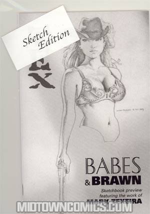 Tex Babes & Brawn Sketchbook Preview TP Sketch Edition